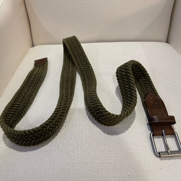Eddie Bauer Other - Eddie Bauer olive green braided belt XXL